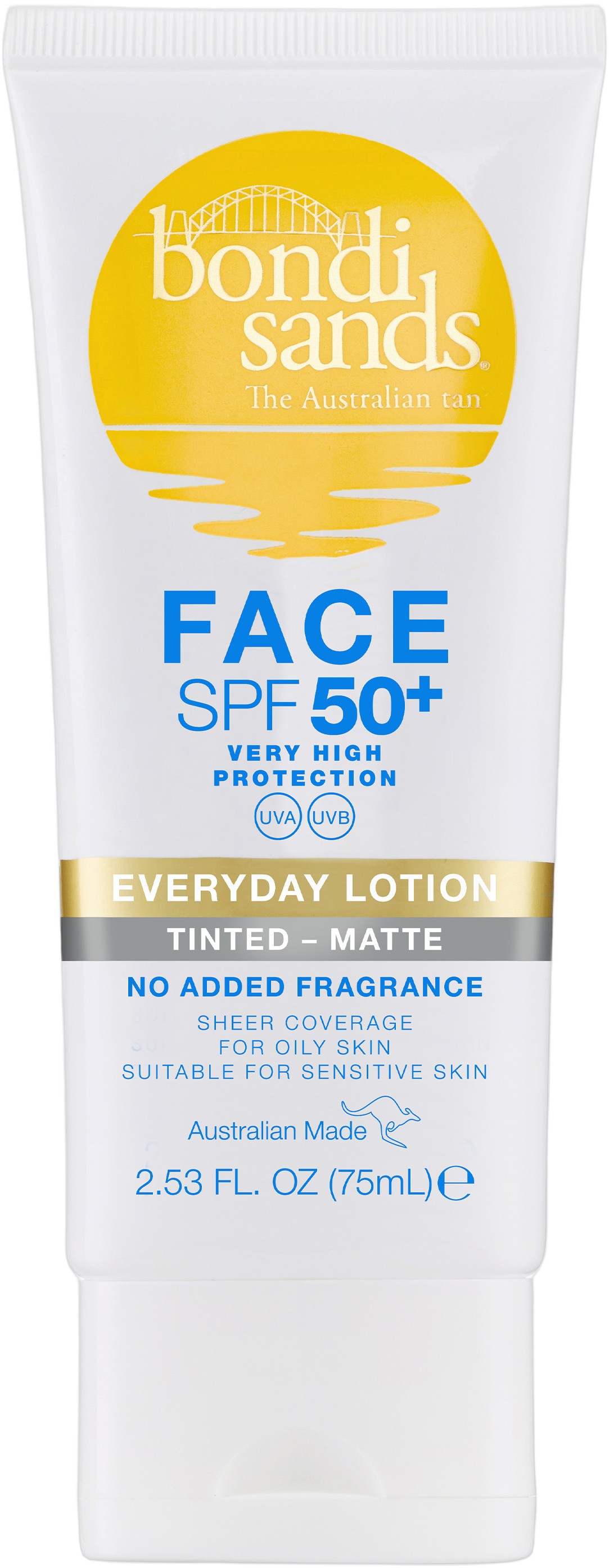 Bondi Sands SPF 50+ Everyday Matte Tinted Face Lotion 75ml